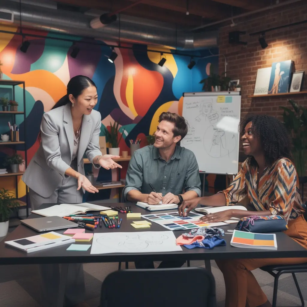 Szeroki korytarz z wyraźnymi oznaczeniami prowadzącymi do różnych przestrzeni.